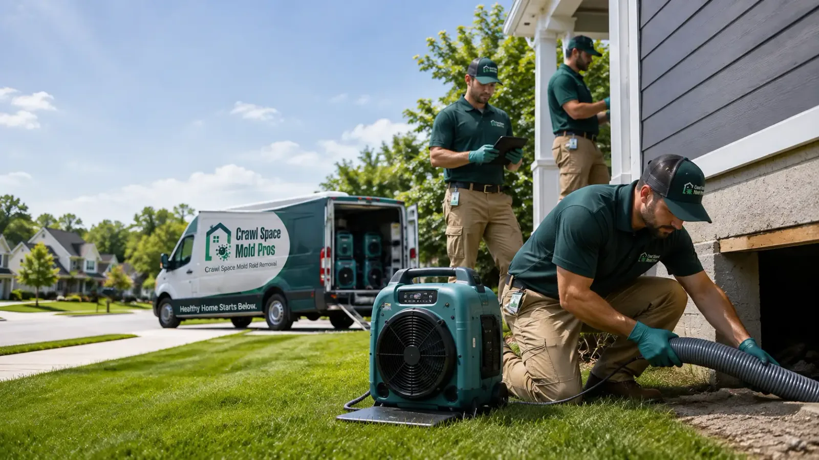 Crawl Space Mold Removal in Brookston, IN